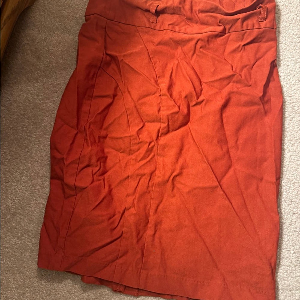 Elegant Orange Skirt